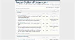 Desktop Screenshot of powersellersforum.com