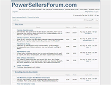 Tablet Screenshot of powersellersforum.com